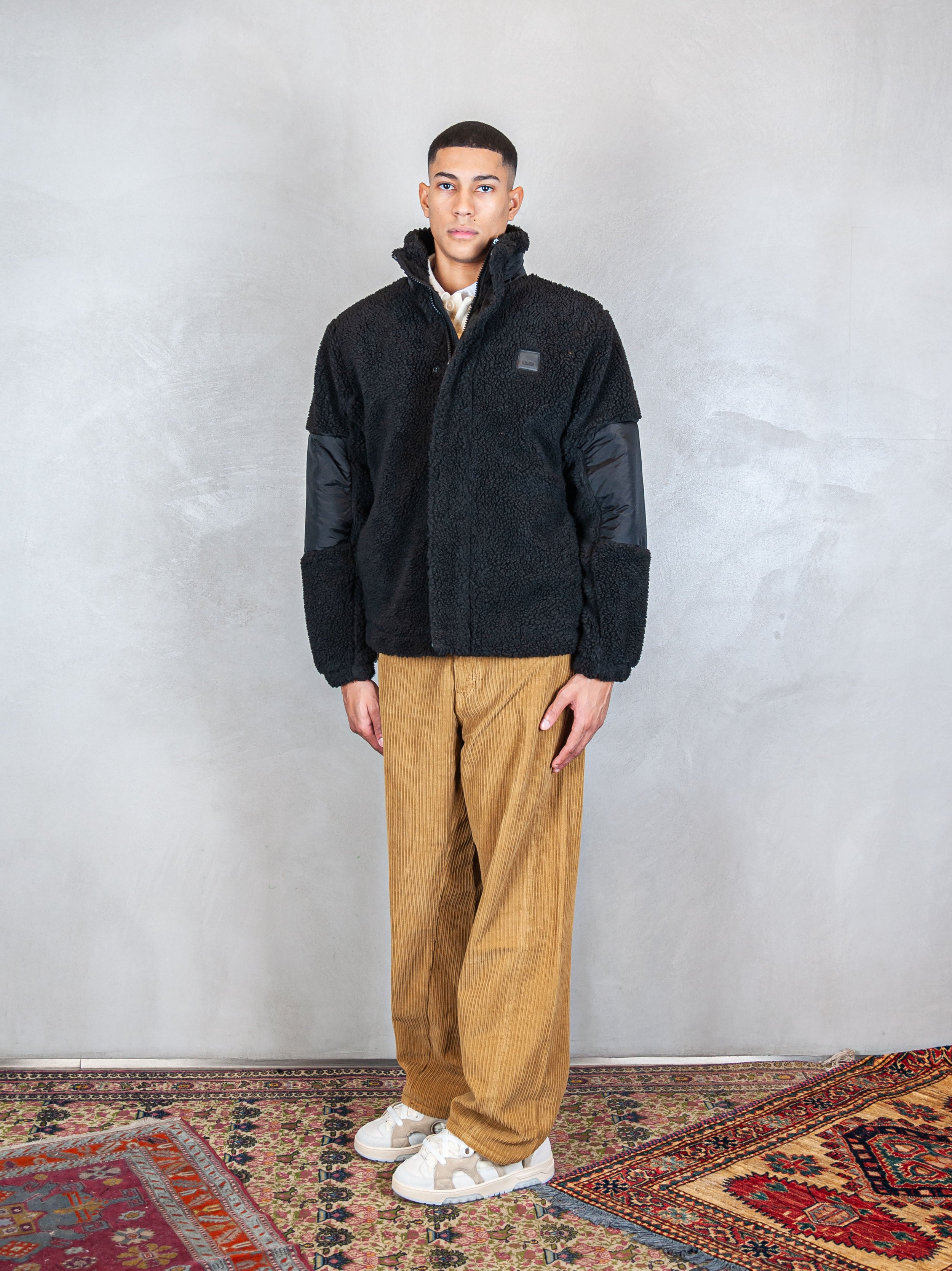 Rains KOFU FLEECE JACKETBLACK