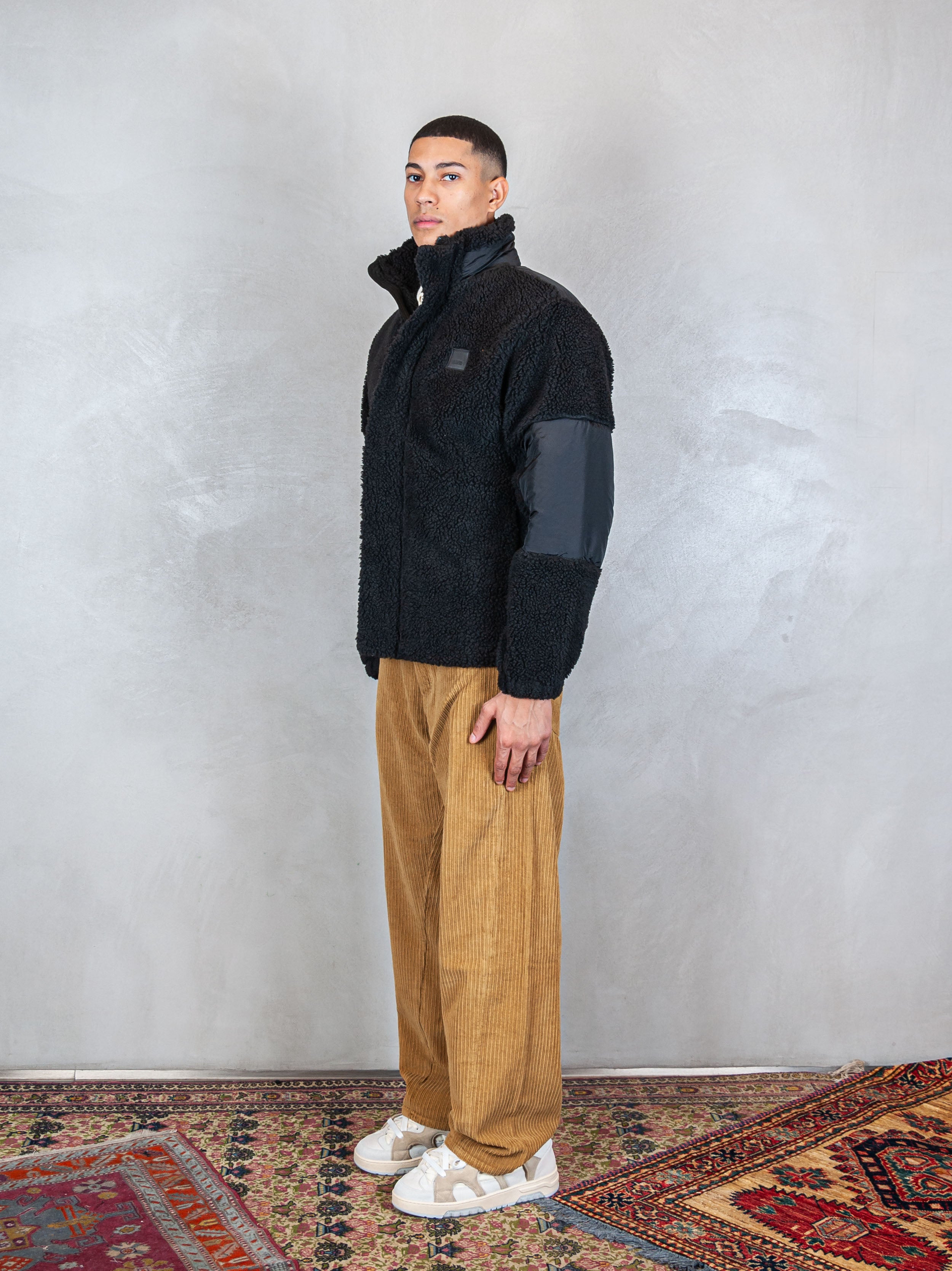 Rains KOFU FLEECE JACKETBLACK