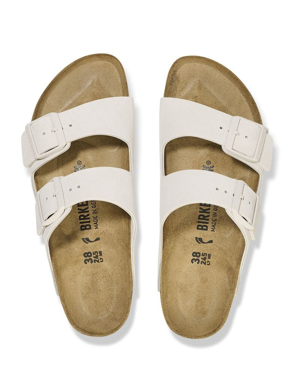 Birkenstock ARIZONA SUEDEANTIQUE WHITE