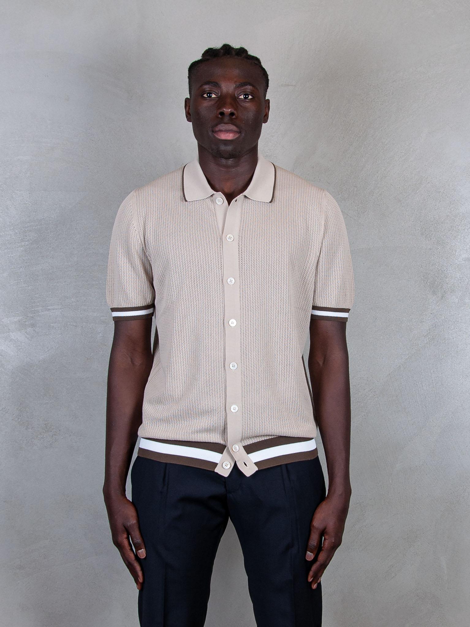 Polo Camicia Man. Corta 57180-20612 010 Raphael - Grnsas 