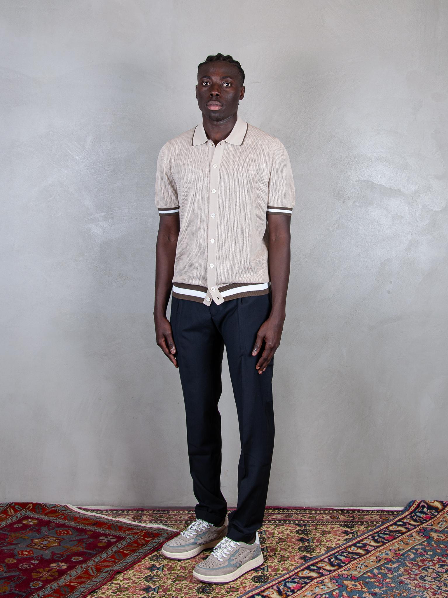 Polo Camicia Man. Corta 57180-20612 010 Raphael - Grnsas 