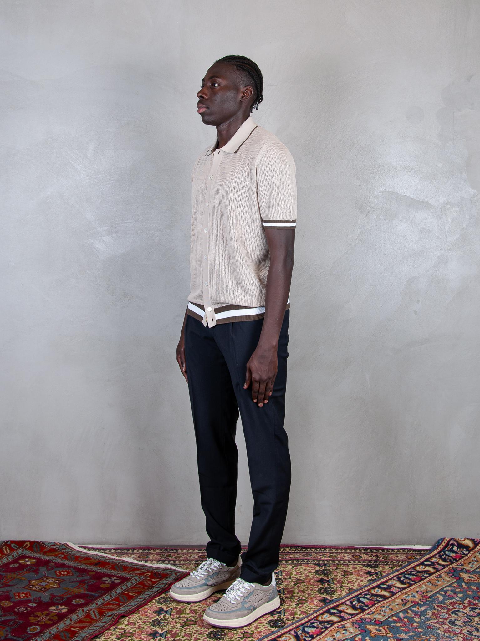 Polo Camicia Man. Corta 57180-20612 010 Raphael - Grnsas 