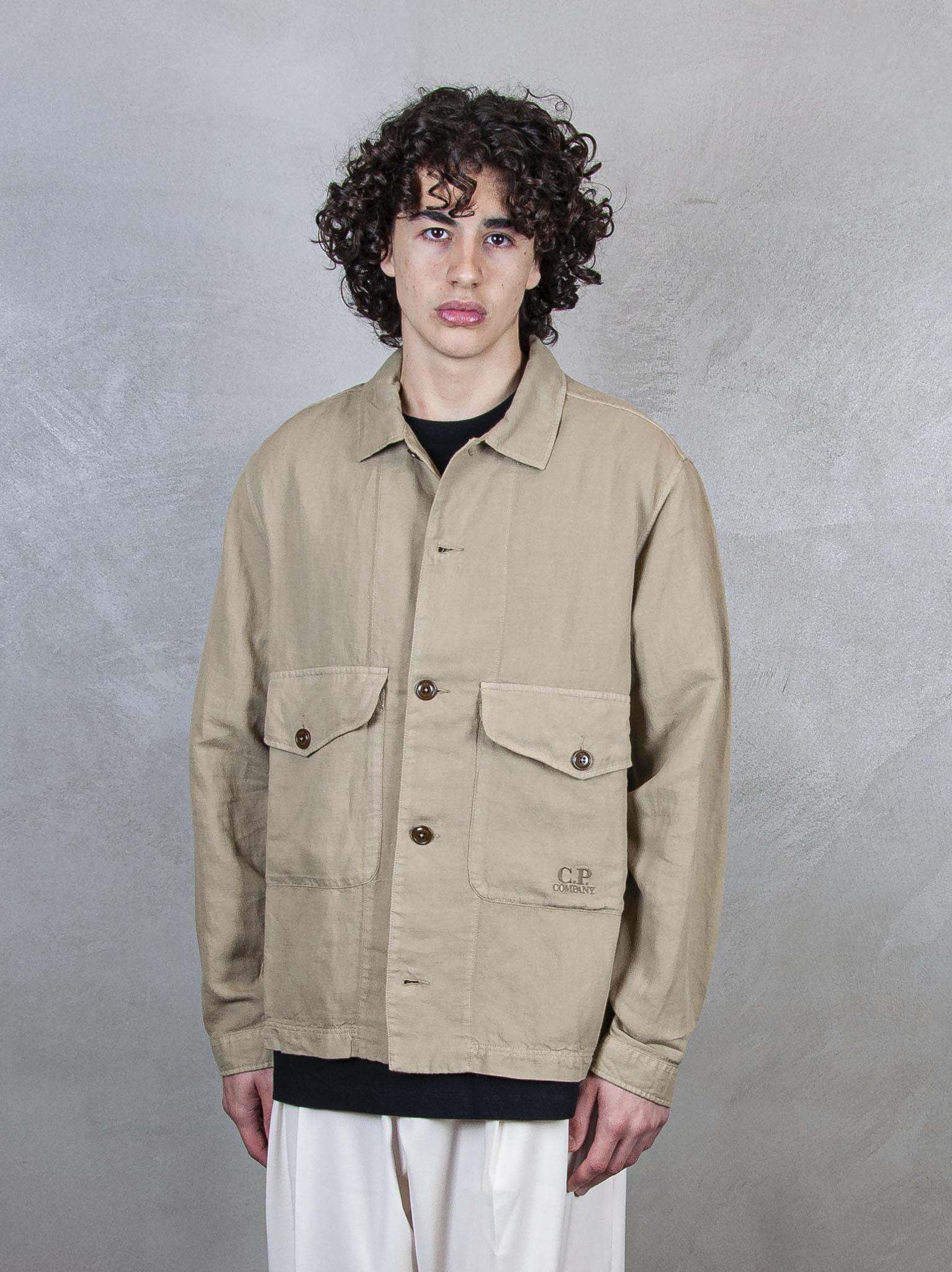 Overshirt Broken Linen Cotton