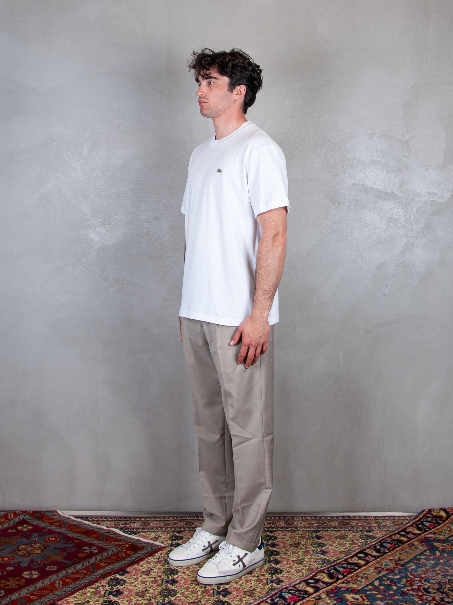 T-Shirt in cotone TH7318 001 Lacoste 