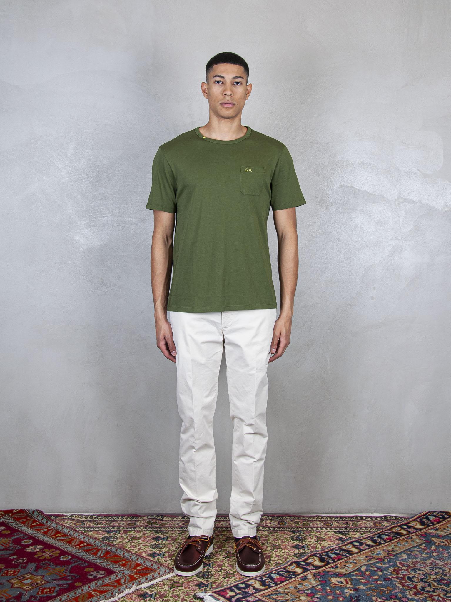 T-Shirt Pocket Basic S/S T35101 37 Sun68 