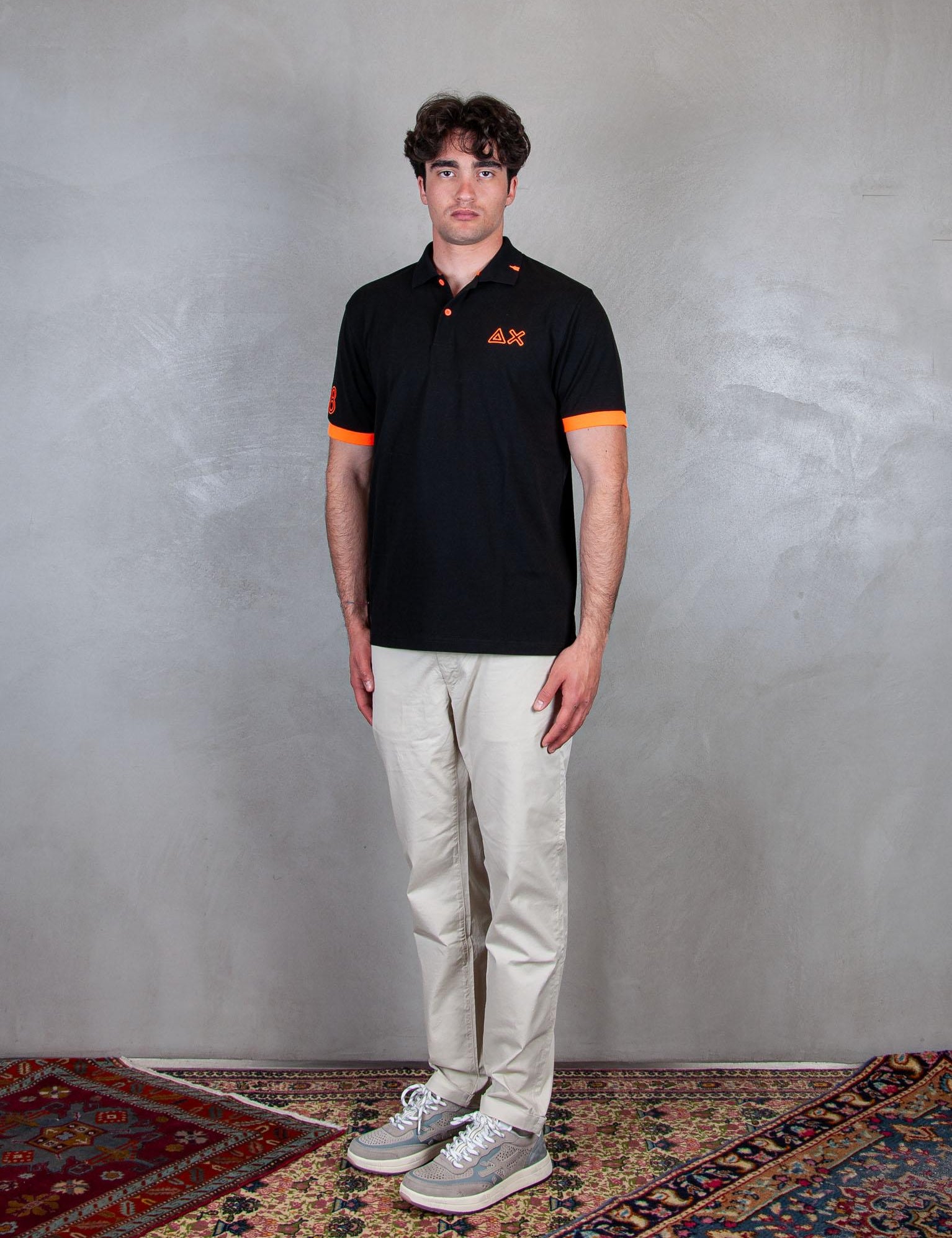 Polo Logo Fluo A35122 11 Sun68 