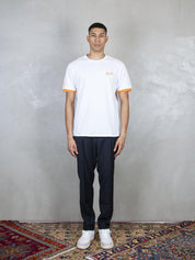 T-Shirt Piquet Logo Fluo S/S T35125 01 Sun68 