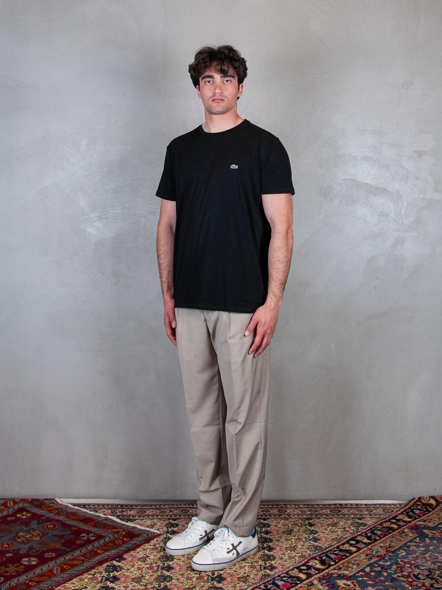 T-Shirt in cotone Pima TH6709 031 Lacoste 