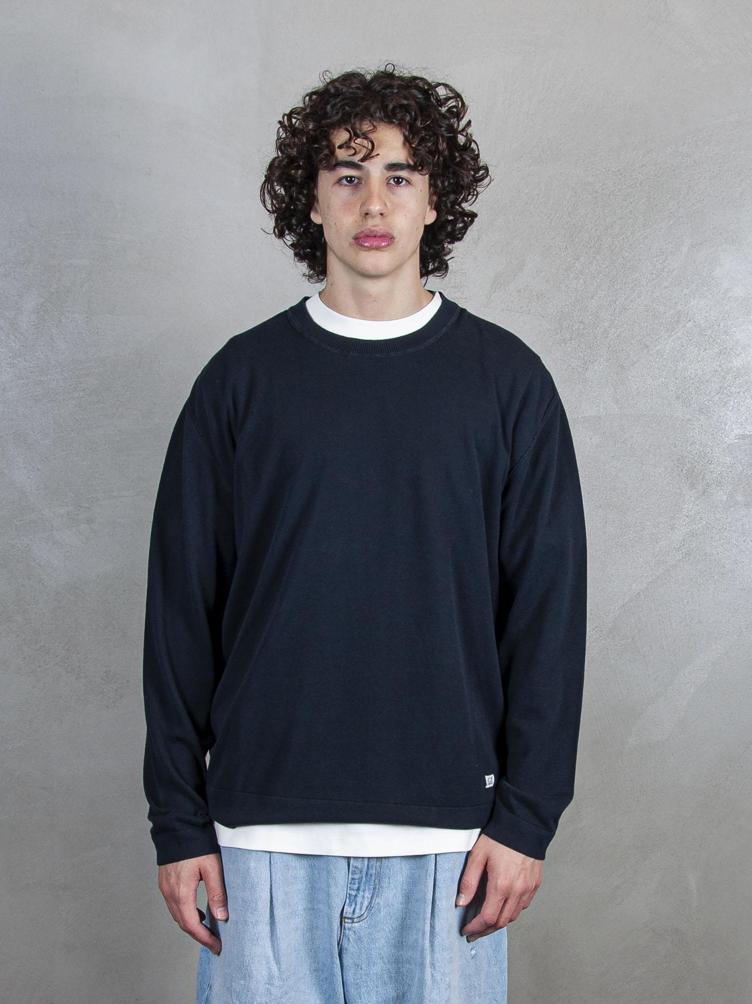 Crewneck Cotton Crepe