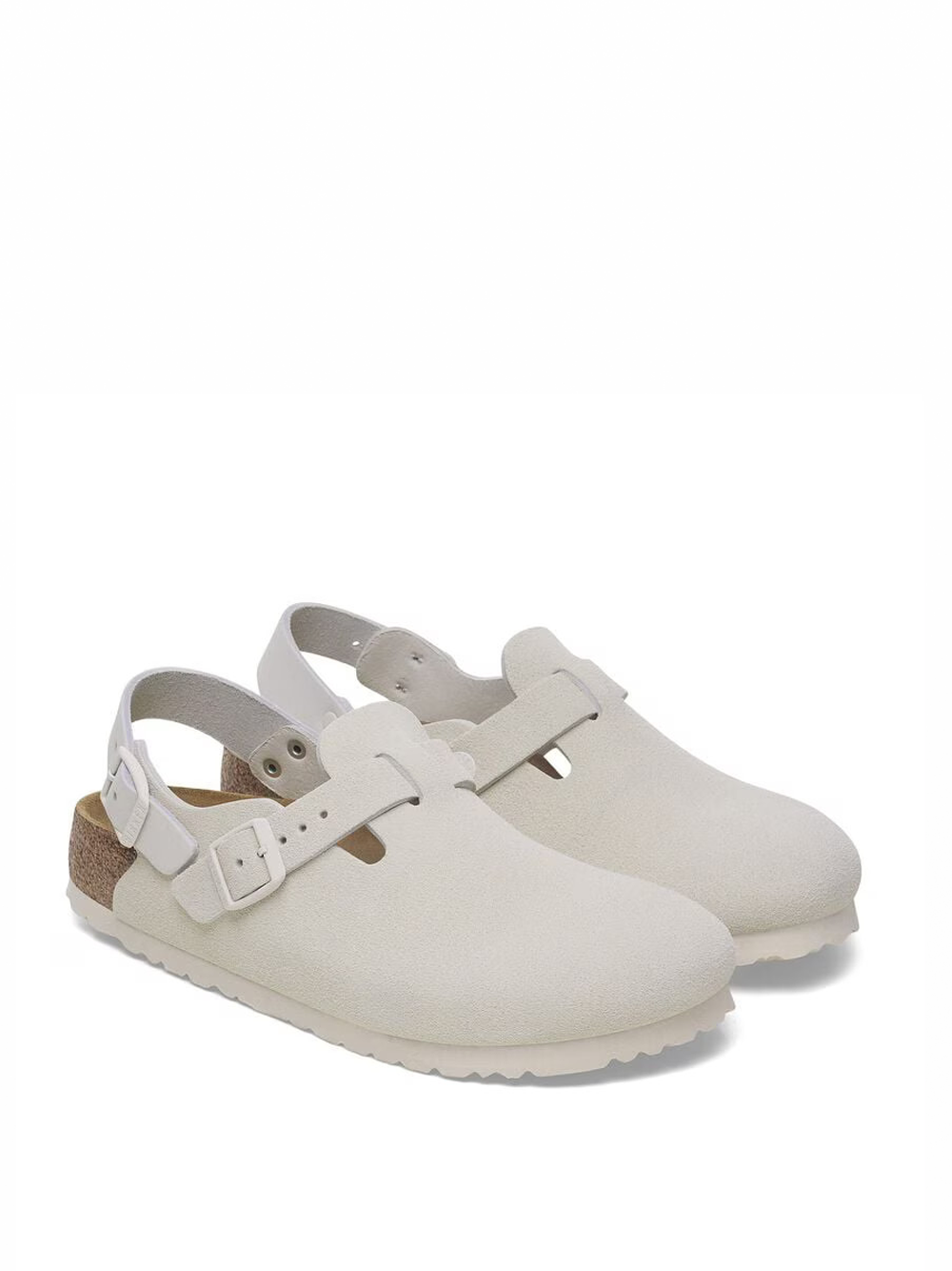 Tokio TOKIO SUEDE-ANTIQUE WHT Birkenstock 