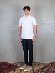 Polo Small Stripe Fluo A35120 01 Sun68 