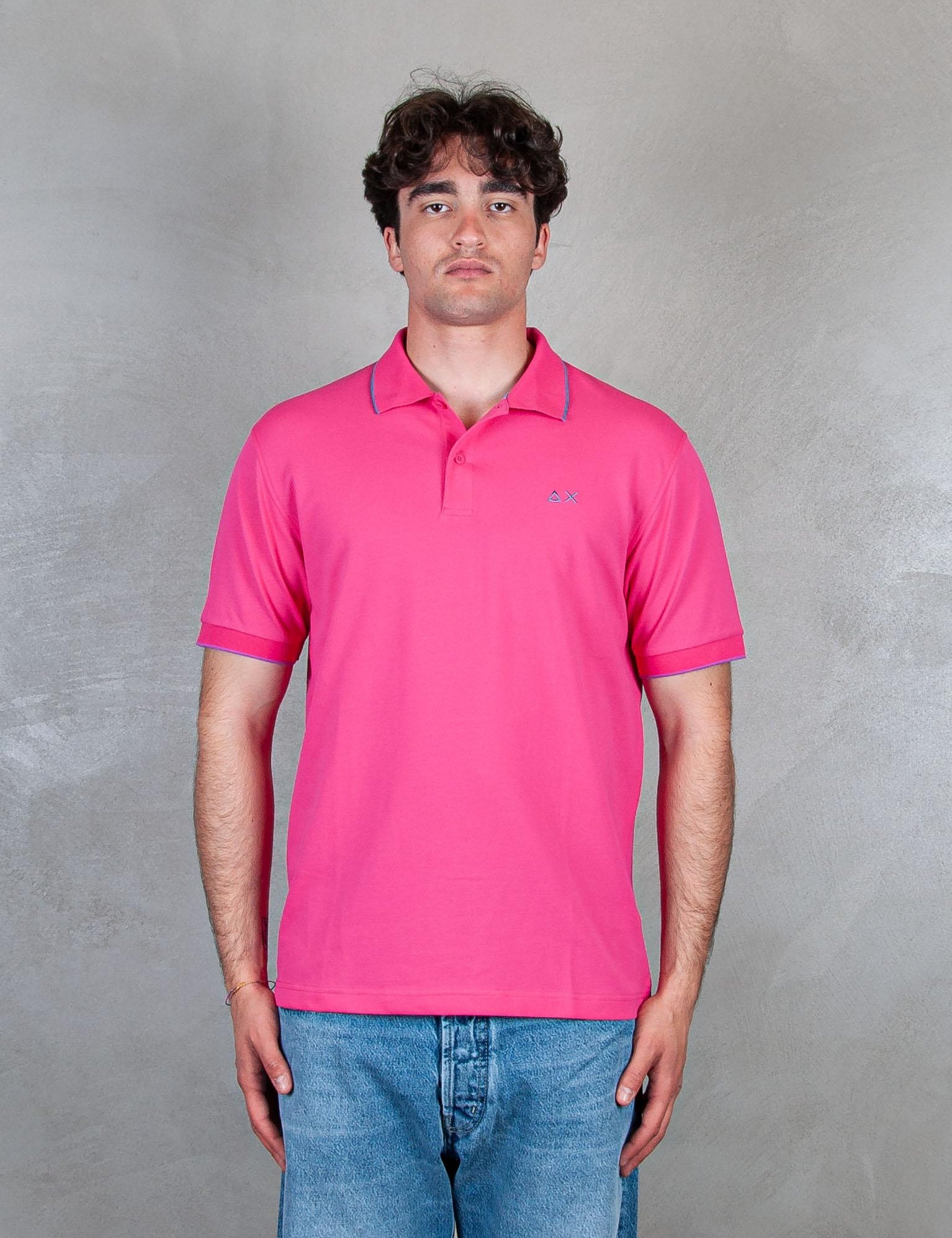 Polo Small Stripes A35110 20 Sun68 