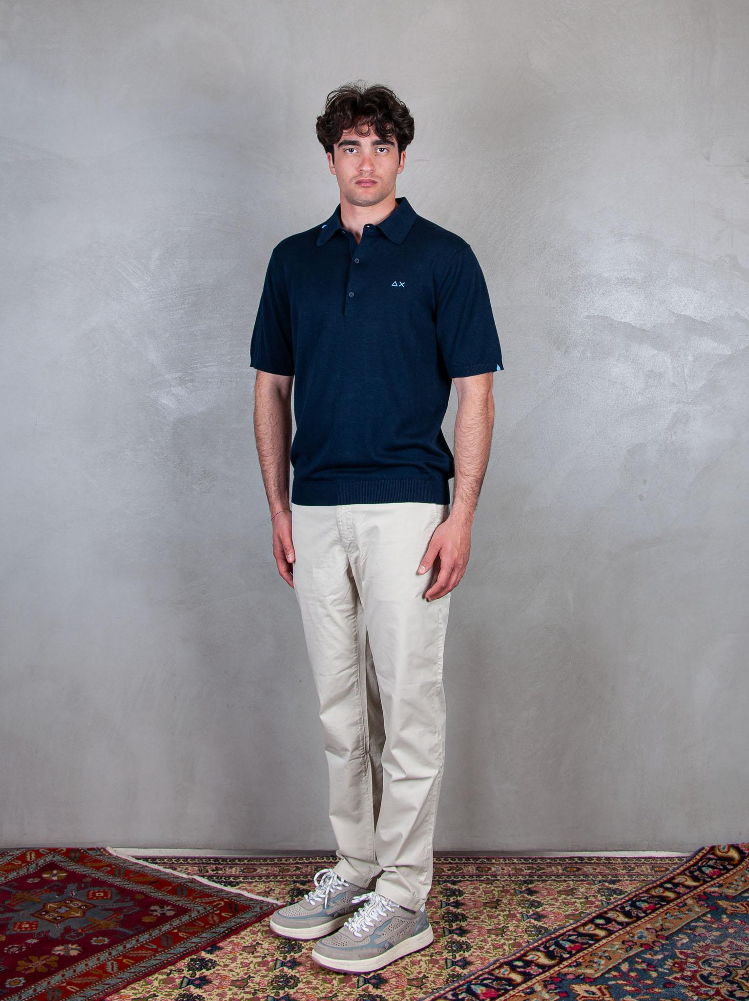 Polo Sweater Basic S/S K35107 07 Sun68 