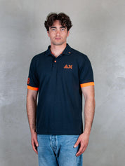 Polo Logo Fluo A35122 07 Sun68 