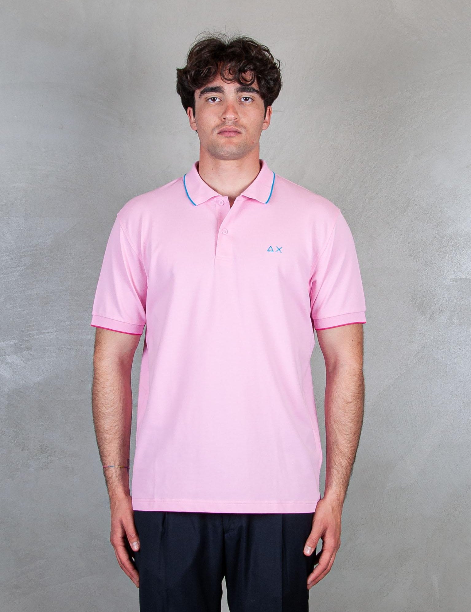 Polo Small Stripes A35110 22 Sun68 