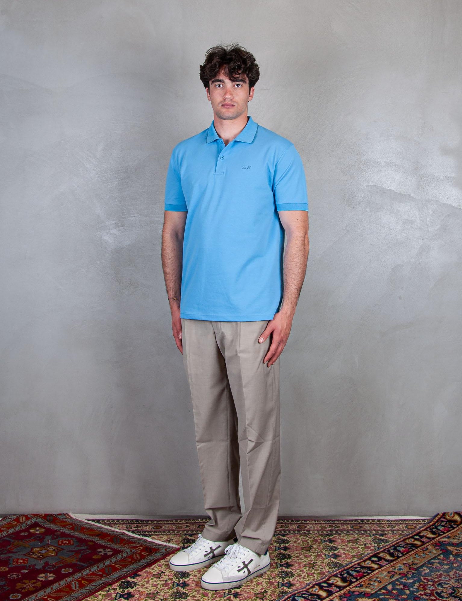 Polo Small Stripes A35110 56 Sun68 