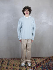 Crewneck Cotton Crepe