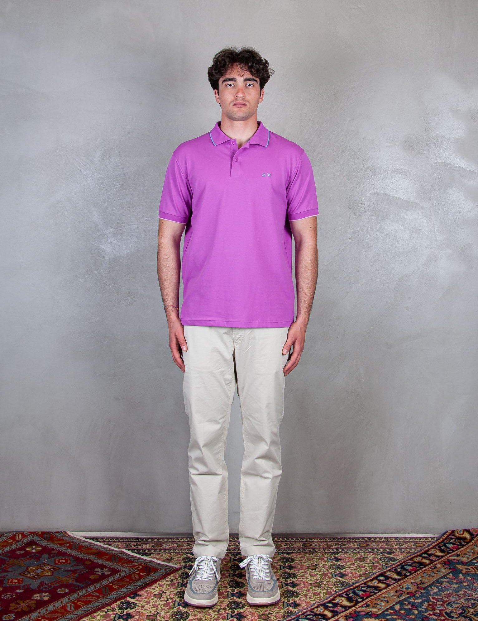 Polo Small Stripes A35110 72 Sun68 