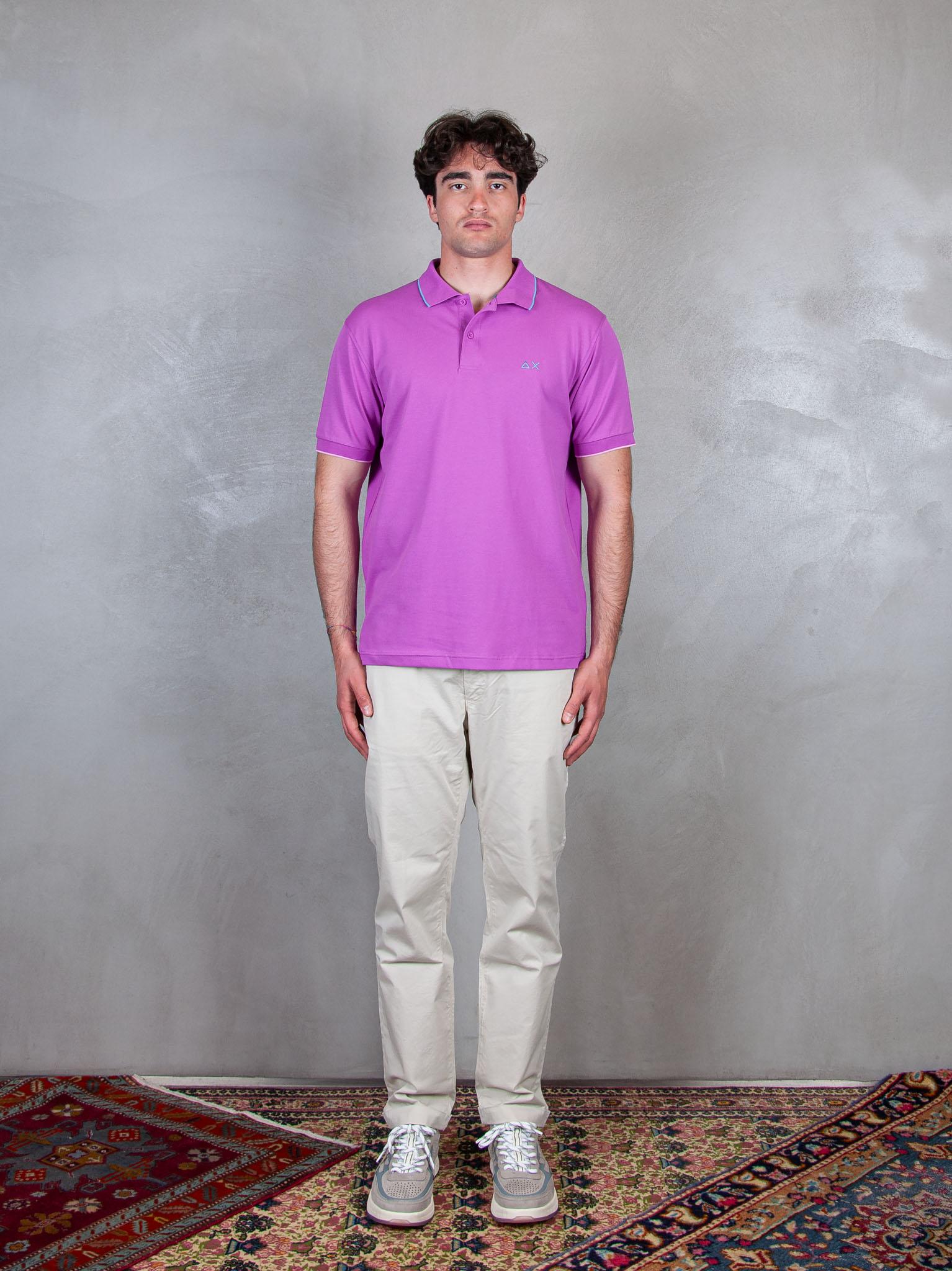 Polo Small Stripes A35110 72 Sun68 