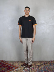 T-Shirt Piquet Logo Fluo S/S T35125 11 Sun68 