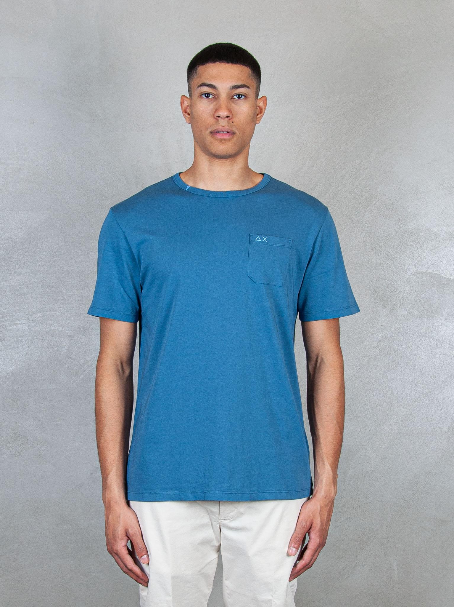 T-Shirt Pocket Basic S/S T35101 80 Sun68 