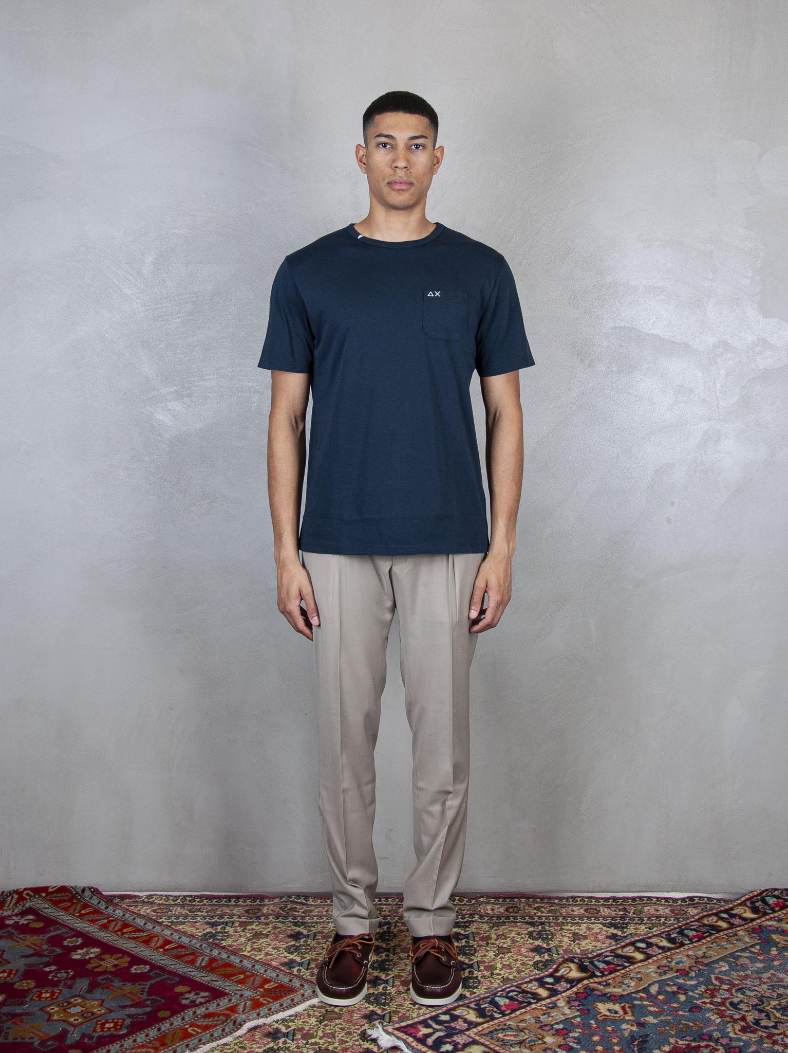 T-Shirt Pocket Basic S/S T35101 07 Sun68 