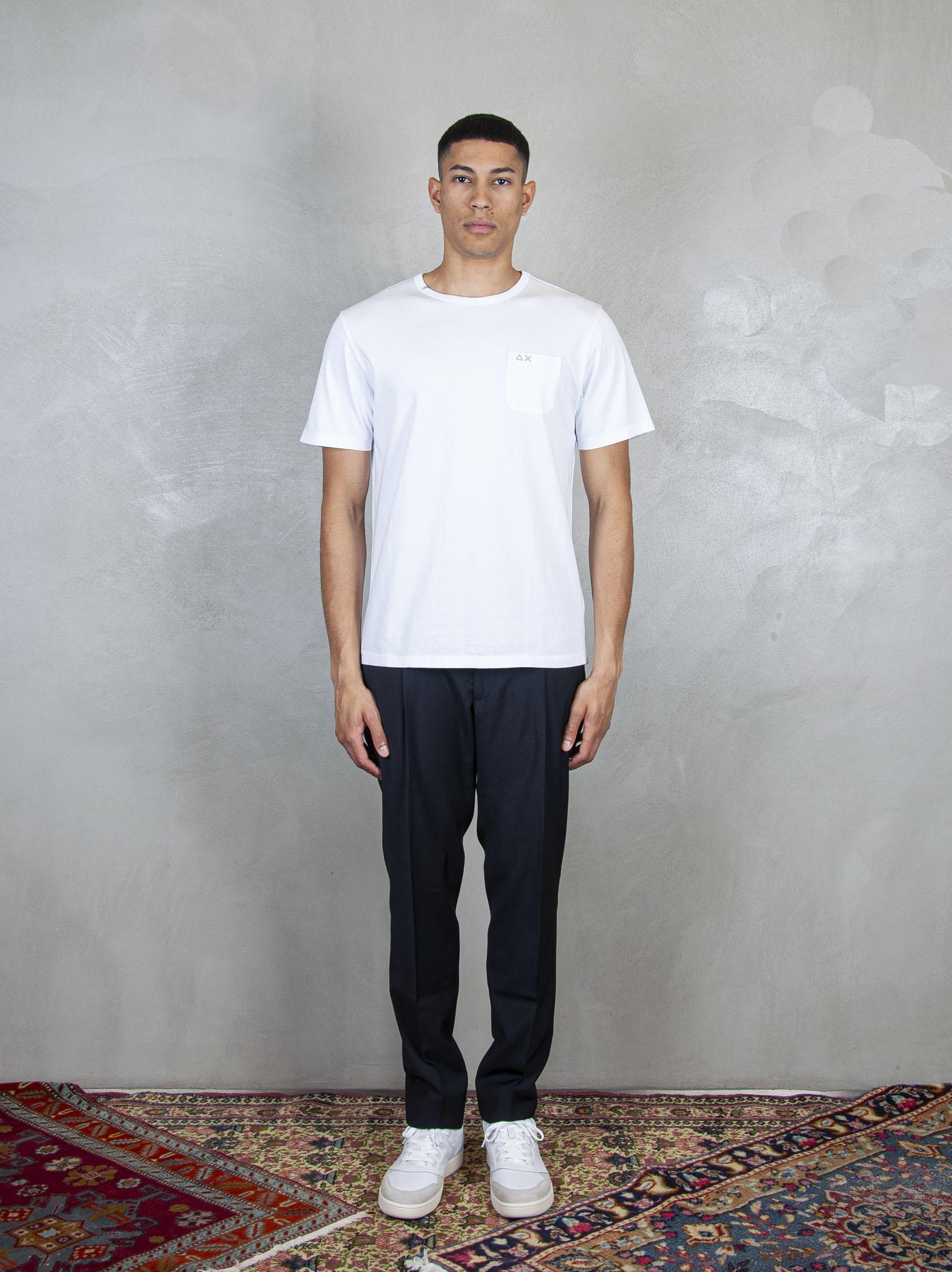 T-Shirt Pocket Basic S/S T35101 01 Sun68 