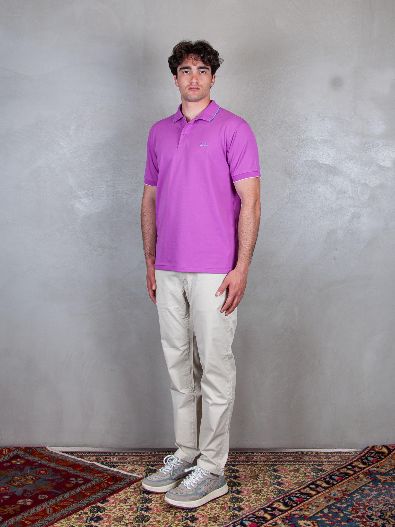 Polo Small Stripes A35110 72 Sun68 