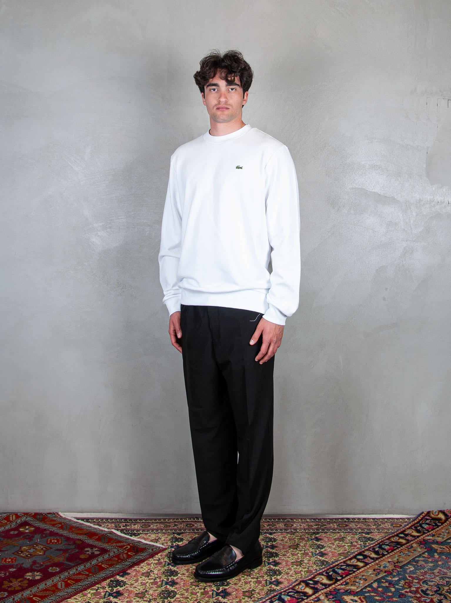 Felpa girocollo SH9801 001 Lacoste 