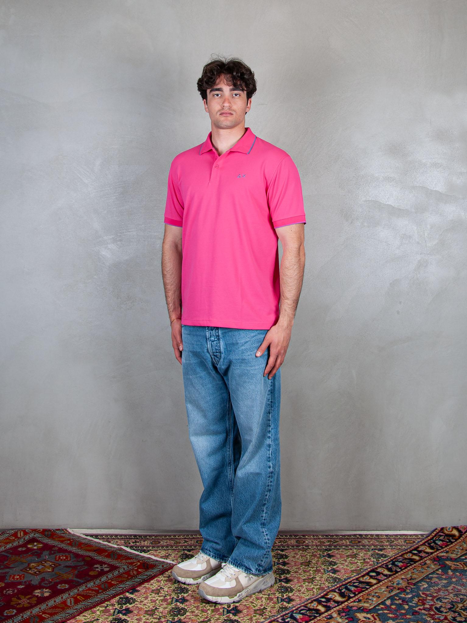 Polo Small Stripes A35110 20 Sun68 