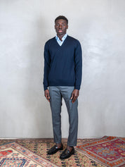V Neck Knit 55115-14290 598 Raphael - Grnsas 