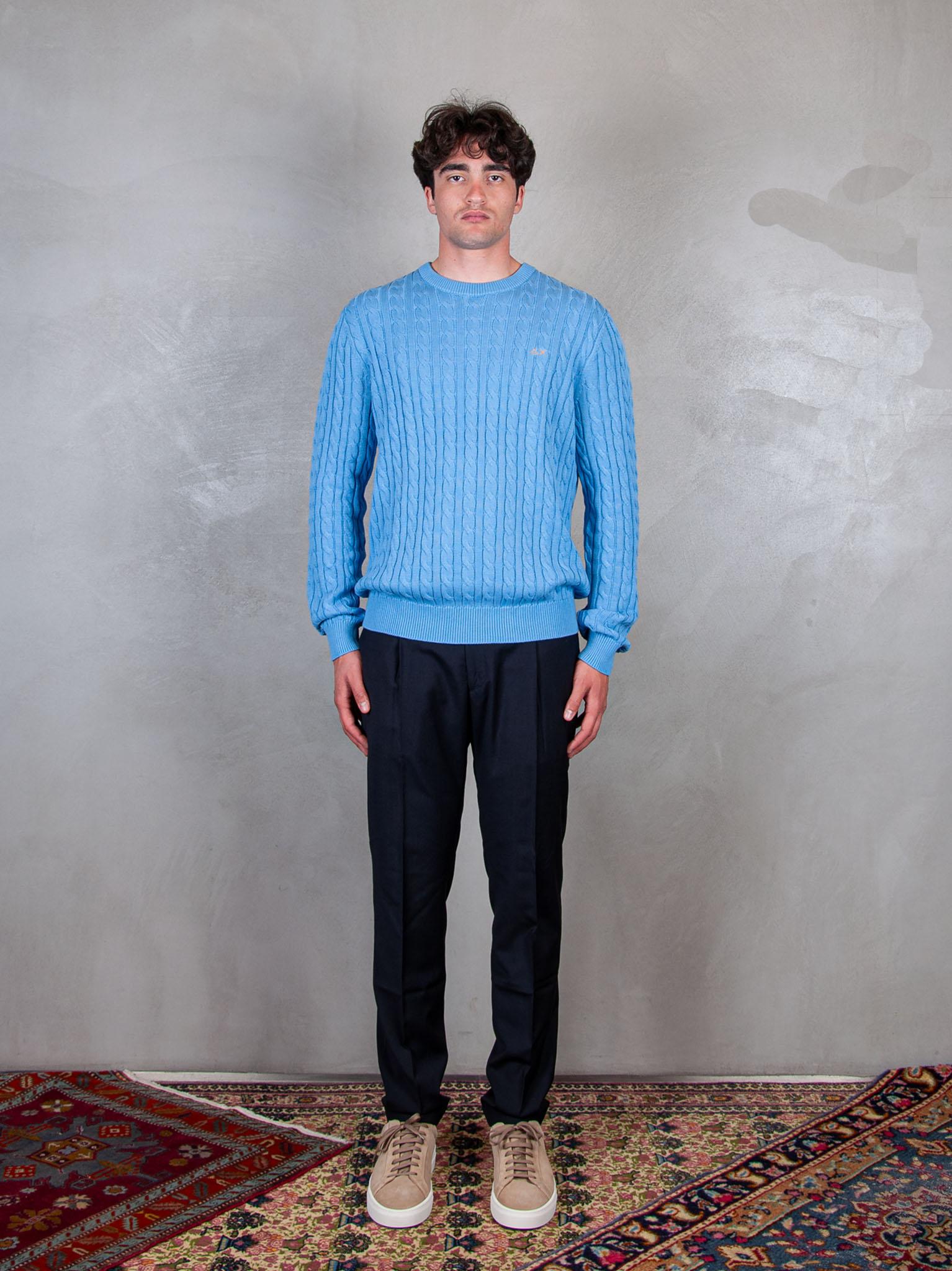 Cable Knit Sweater L/S K35115 56 Sun68 