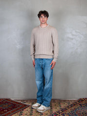 Cable Knit Sweater L/S K35115 98 Sun68 