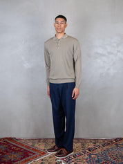 Polo Knit LS
