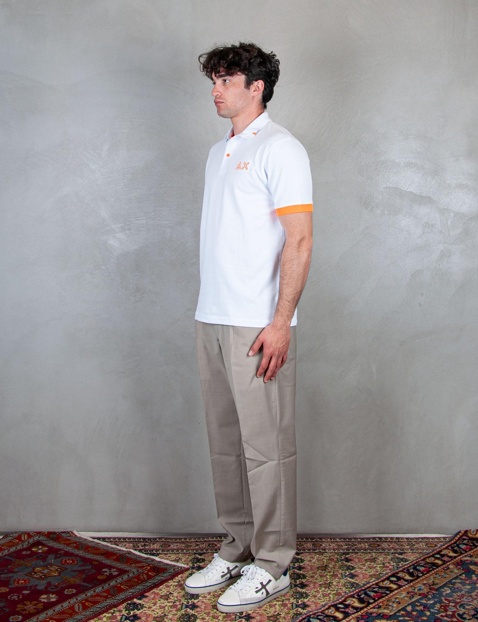 Polo Logo Fluo A35122 01 Sun68 