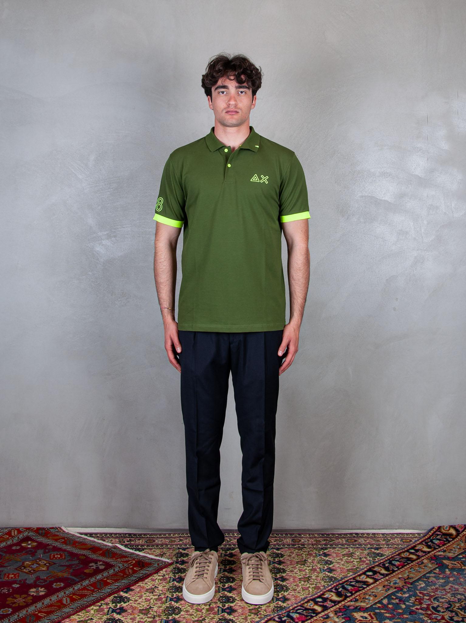 Polo Logo Fluo A35122 37 Sun68 