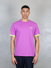T-Shirt Piquet Logo Fluo S/S T35125 72 Sun68 
