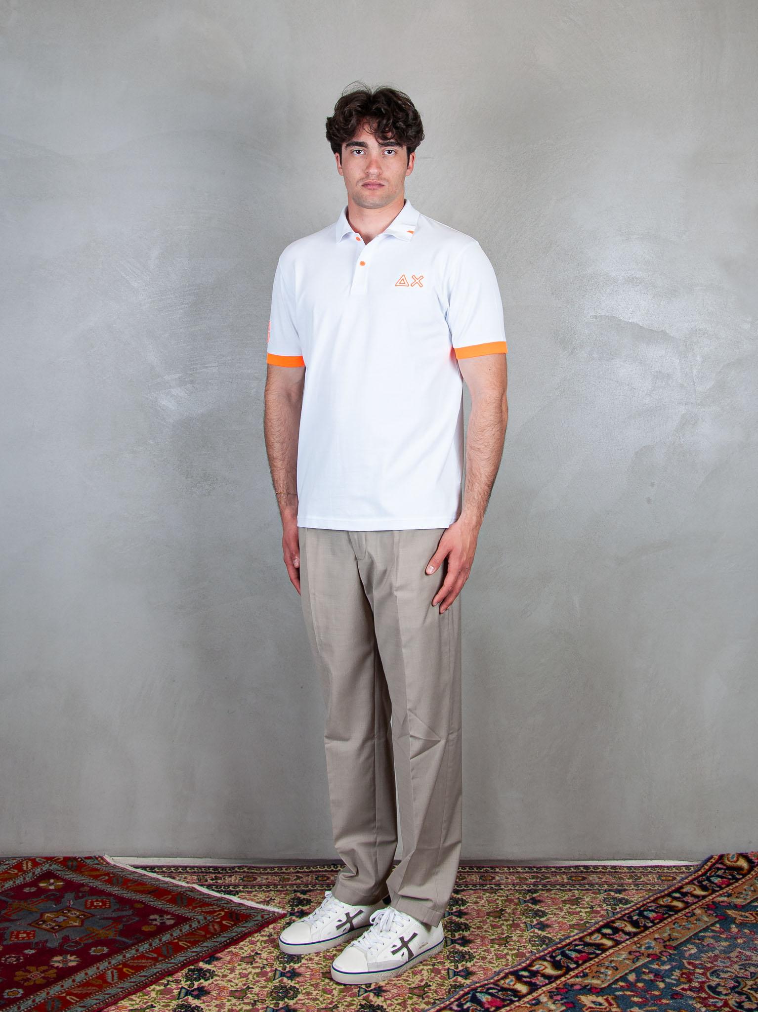 Polo Logo Fluo A35122 01 Sun68 