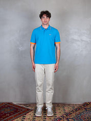 Polo Small Stripe Fluo A35120 73 Sun68 