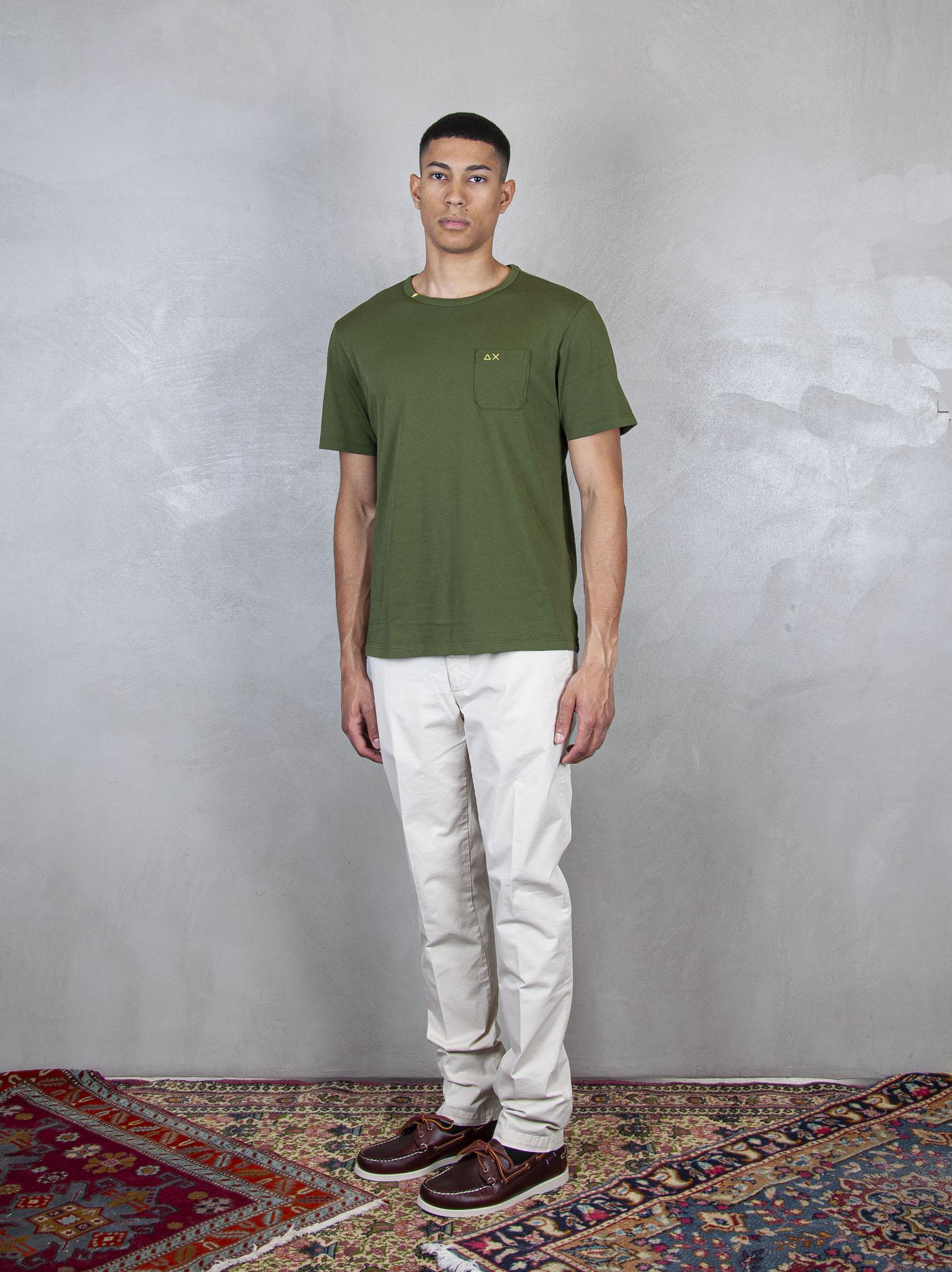 T-Shirt Pocket Basic S/S T35101 37 Sun68 