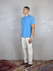 T-Shirt Piquet Logo Fluo S/S T35125 73 Sun68 