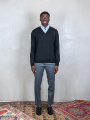 V Neck Knit 55115-14290 099 Raphael - Grnsas 