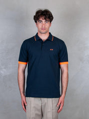 Polo Small Stripe Fluo A35120 07 Sun68 