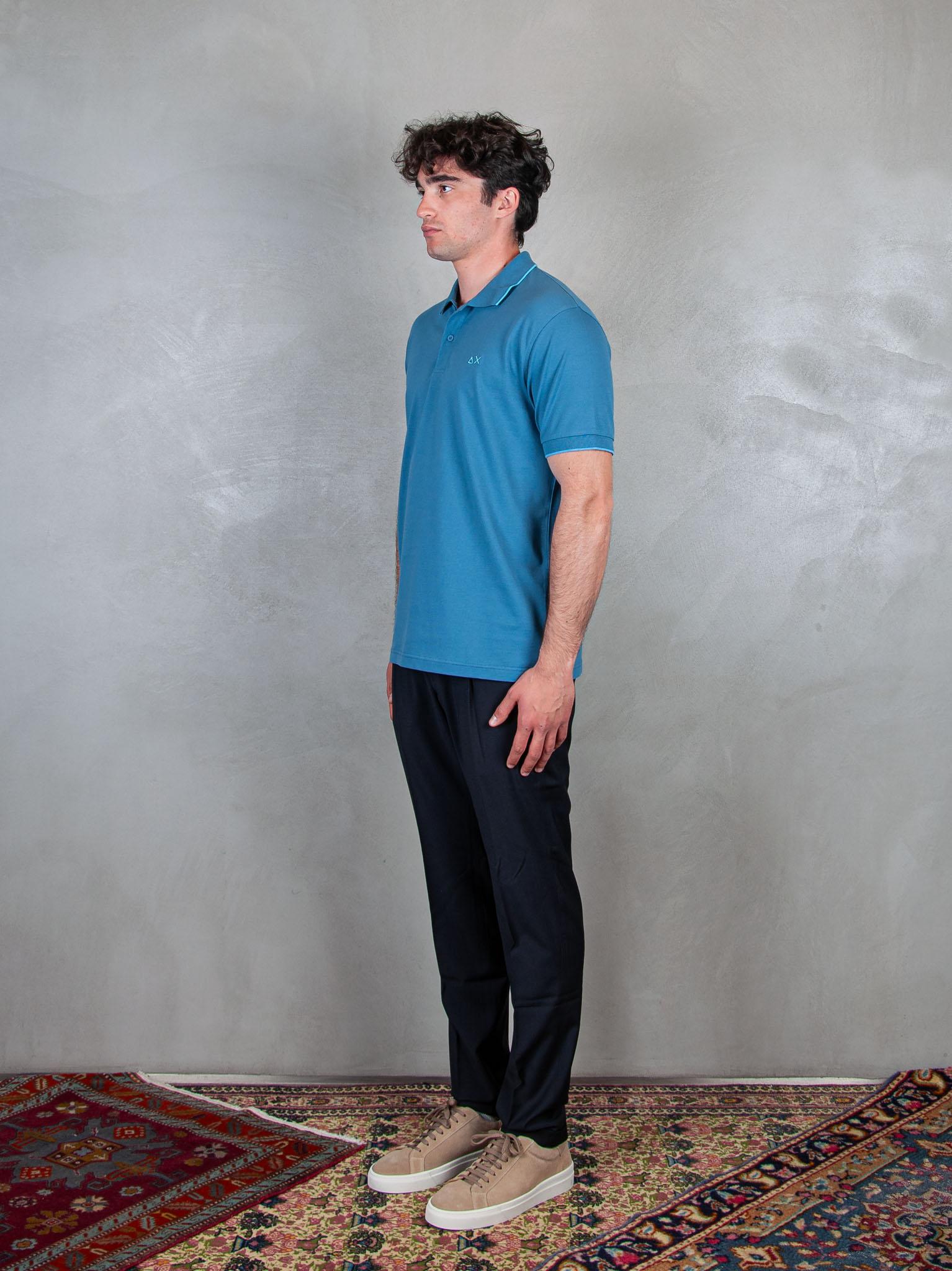 Polo Small Stripes A35110 80 Sun68 