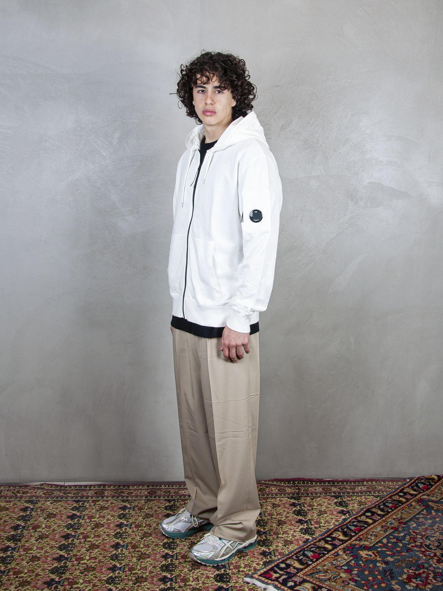 Hooded Sweatshirt Open Light Fleece