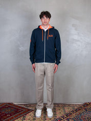 Hoodie Zip Fluo Fleece F35116 7 Sun68 