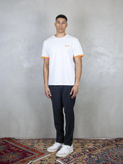 T-Shirt Piquet Logo Fluo S/S T35125 01 Sun68 