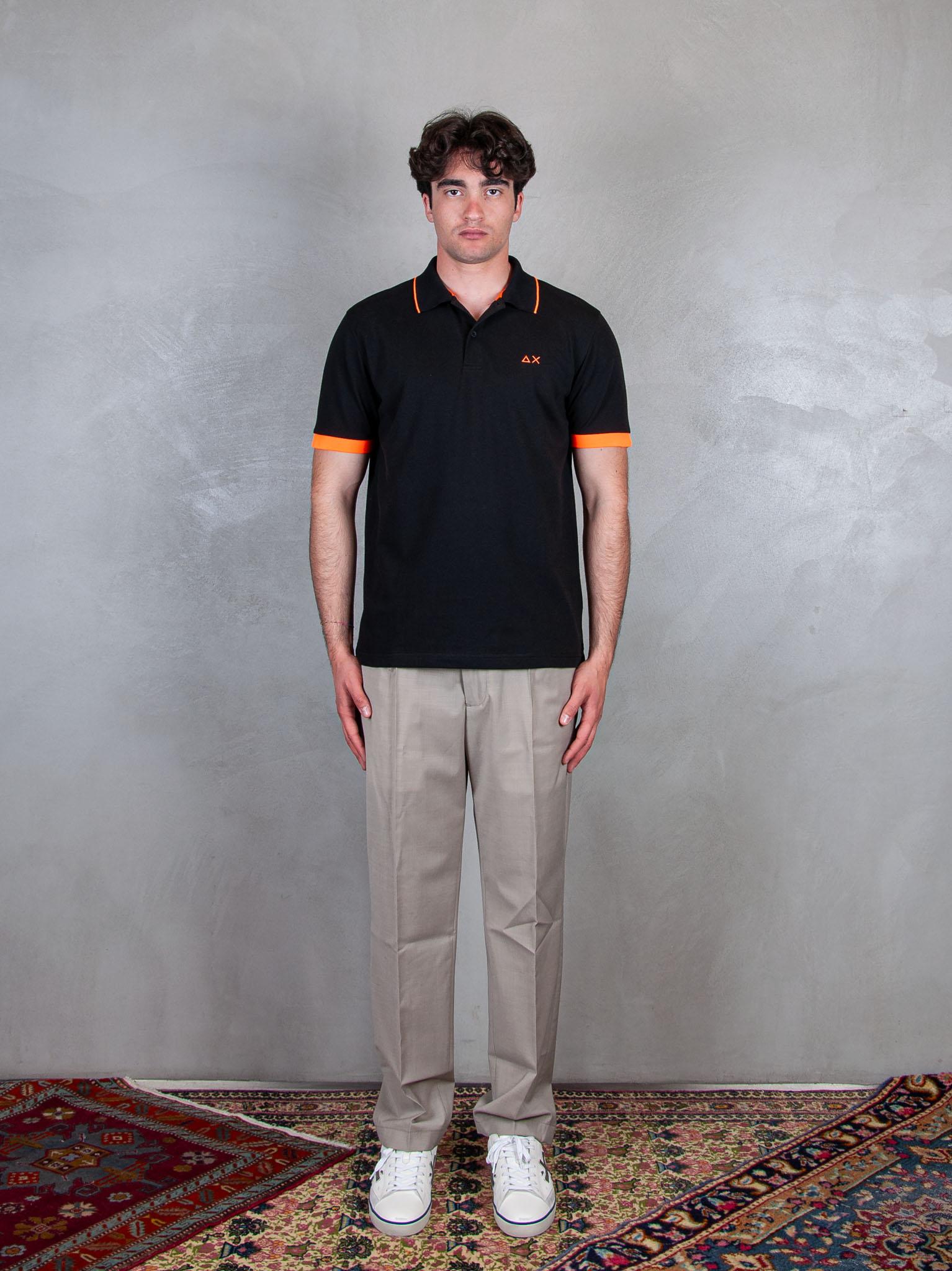 Polo Small Stripe Fluo A35120 11 Sun68 
