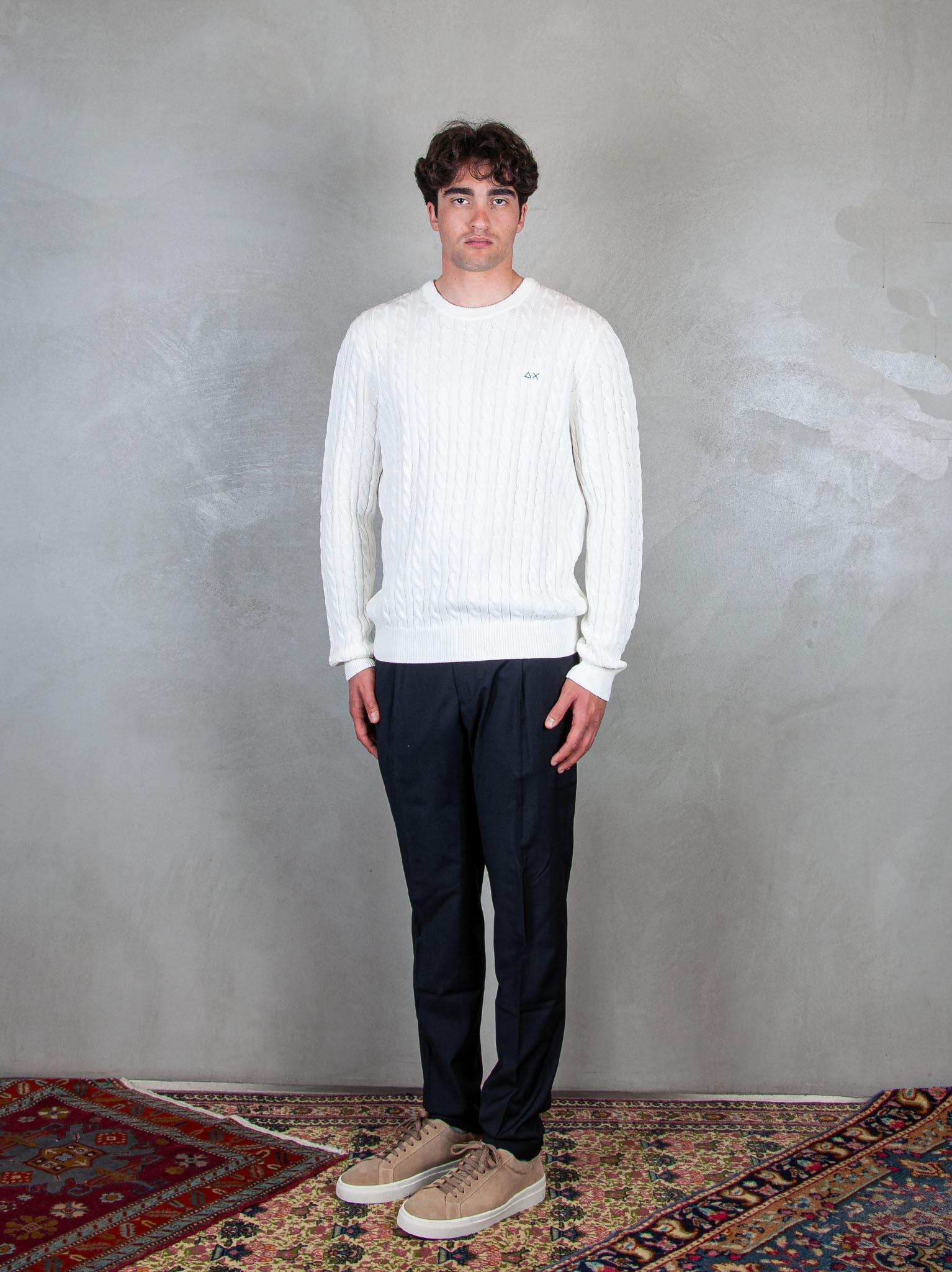 Cable Knit Sweater L/S K35115 31 Sun68 
