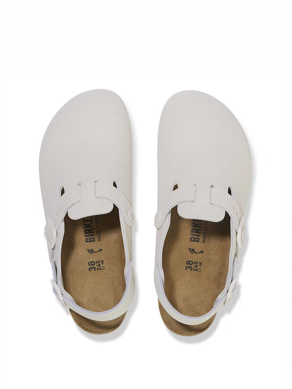 Tokio TOKIO SUEDE-ANTIQUE WHT Birkenstock 